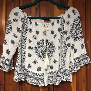 Off the shoulder blouse